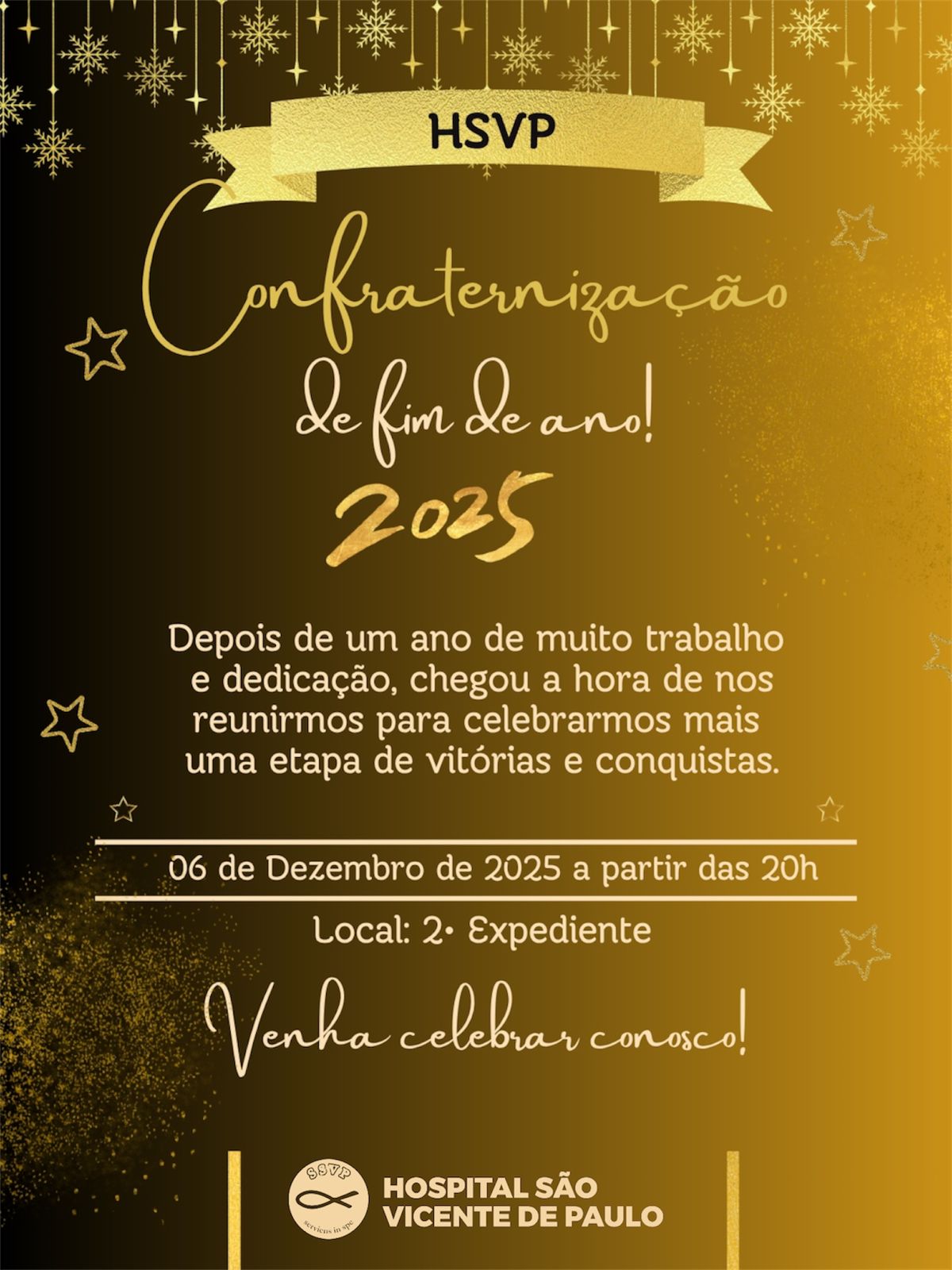 CONFRATERNIZAÇÃO HSVP